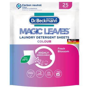 Серветки для прання Dr. Beckmann Magic Leaves для кольорових тканин 25 шт. (4008455585215) фото №1