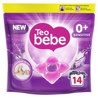 Капсули для прання Teo bebe Cotton Soft Сaps Sensitive 14 шт. (3800024045783) фото №1