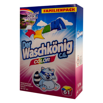 Пральний порошок Waschkonig Color 5 кг (4260353550355) фото №1