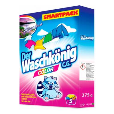 Пральний порошок Waschkonig Color 375 г (4260353550614) фото №1