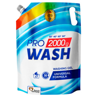 Гель для прання Pro Wash Універсальний 2 кг (4260637722096) фото №1