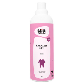 Гель для прання UIU Baby для дитячих речей без аромату 1 л (4820152332974) фото №1