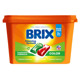 Капсули для прання Brix Laundry Color 10 шт. (4820207100657) фото №1