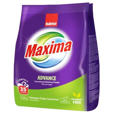 Стиральный порошок Sano Maxima Advance 1.25 кг (7290010935314) фото №1