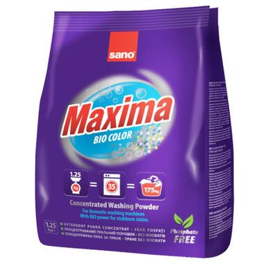 Стиральный порошок Sano Maxima Bio Color 1.25 кг (7290000295343) фото №1