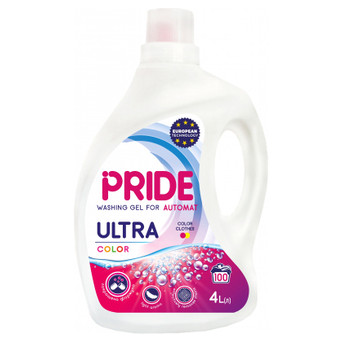 Гель для прання Pride Afina Ultra Color 4 л (4820211180874) фото №1