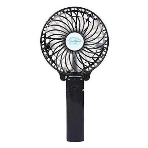 Міні вентилятор трансформер 18650 ручний handy mini fan з акумулятором Black (77703087) фото №1