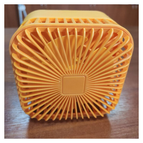 Мини вентилятор настольный Mini Fan JY-1129 Usb Оранжевый фото №2