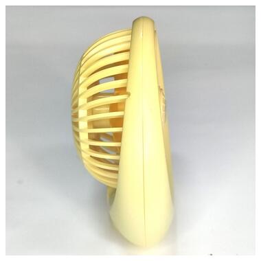 Портативний настільний міні вентилятор Mini Fan DianDi SQ1978A, Жовтий (49363) фото №4