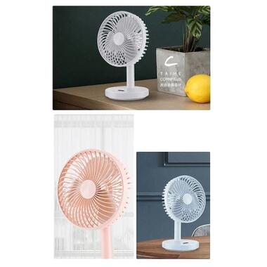 Вентилятор Jisulife Desktop small fan 01 Pink фото №5