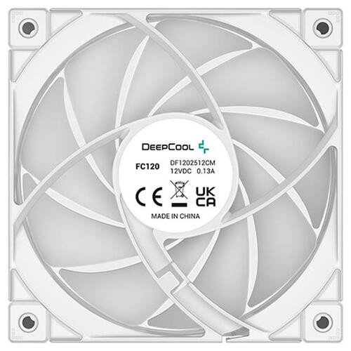 Вентилятор DeepCool FC120 3 IN 1 White, 120x120x25мм, 4pin, белый фото №4