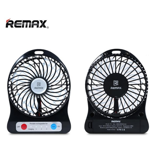 Портитивний вентилятор Remax RM-F1 Mini Fan Black (ARM46628) фото №2