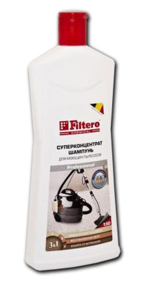 Шампунь Filtero для моющих пылесосов. Суперконцентрат фото №1