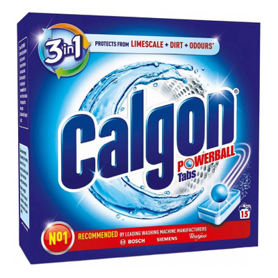 Пом'якшувач води Calgon таблетки 3 в 1 15 шт. (5011417544143) фото №1