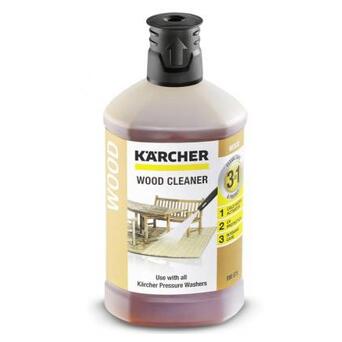 Рідкий засіб для збирання Karcher Засіб для чищення Plug n Clean для чищення деревини 1л (6.295-757.0) фото №1
