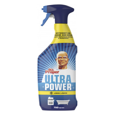 Спрей для чищення ванн Mr. Proper Ultra Power Лимон 750 мл (8001841517728) фото №1