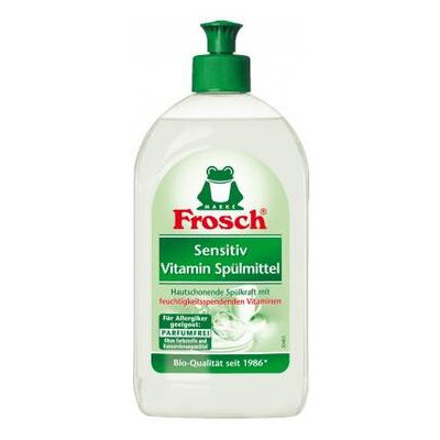 Засіб для миття посуду Frosch Sensitiv Vitamin 500 мл (9001531181597) фото №1