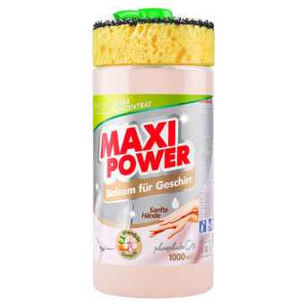 Засіб для ручного миття посуду Maxi Power Мигдаль 1000 мл (4823098402800) фото №1