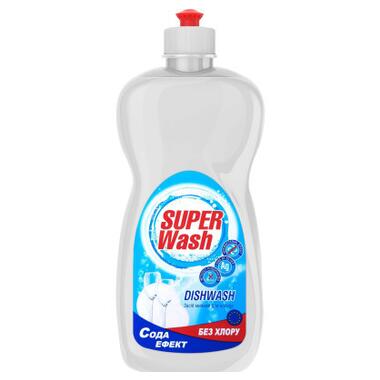 Засіб для ручного миття посуду Super Wash Сода 500 мл (4820096035245) фото №1