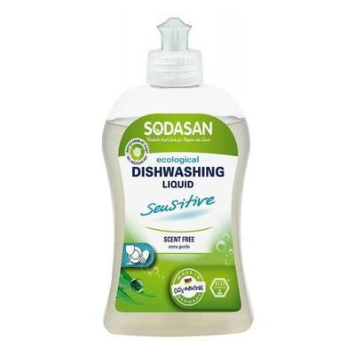 Засіб для миття посуду Sodasan Sensitive 500 мл (4019886023566) фото №1
