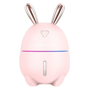 Зволожувач повітря дитячий Humidifier Rabbit LED 2в1 Зайчик Рожевий фото №30