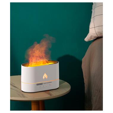 Зволожувач/ароматизатор повітря з ефектом полум'я ProZone SH-853 Flame (White) фото №2