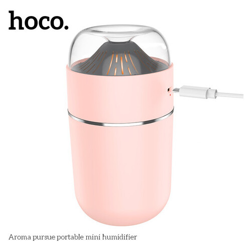 Увлажнитель воздуха Hoco Aroma pursue portable mini humidifier pink (12514) фото №2