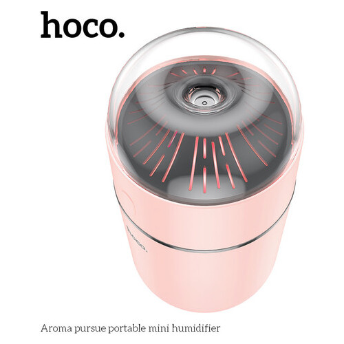 Увлажнитель воздуха Hoco Aroma pursue portable mini humidifier pink (12514) фото №3