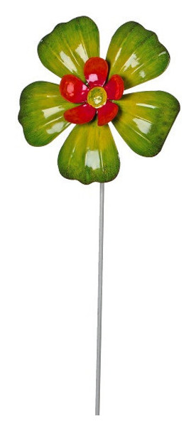 Декоративна садова фігура Greenware Квітка зелена фото №1