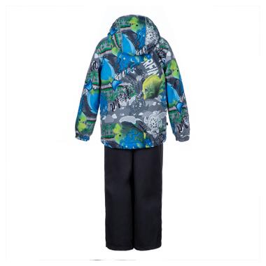 Комплект верхнього одягу Huppa YOKO 41190014 сірий з принтом/темно-сірий 104 (4741468787039) фото №3