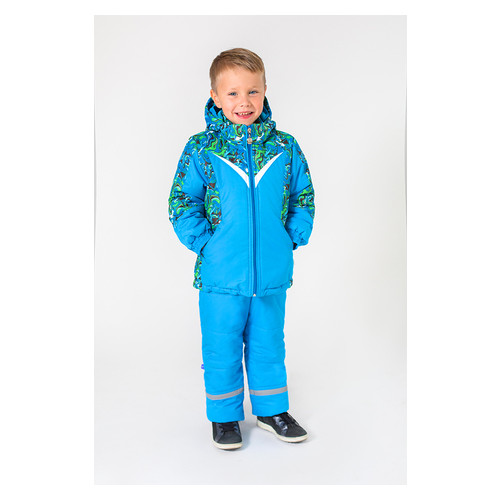 Зимний детский костюм-комбинезон из мембранной ткани для мальчика Модный карапуз 03-00672_Art-blue_92 фото №1