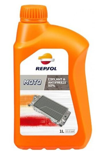 Охолоджуюча рідина Repsol Moto Coolant and Antifreeze 50% CP-1 1 л (RP714W51) фото №1
