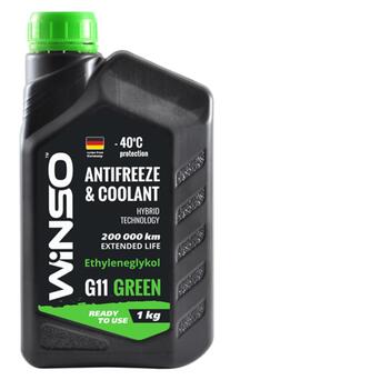 Антифриз WINSO GREEN G11 (зелений) (15шт/ящ) Winso (880960) фото №1