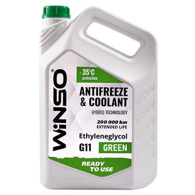 Антифриз Winso Antifreeze & Coolant Green -35°C (зелений) G11, 9кг (WS82547) фото №1