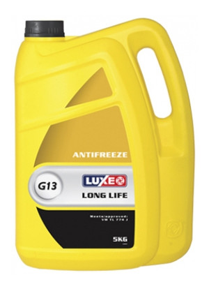 Антифриз Luxe Long Life жовтий 5 кг (698) фото №1