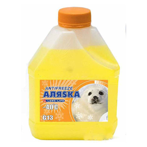 Антифриз Аляска Antifreeze-40 жовтий 1 л (5369) фото №1