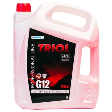 Антифриз МФК TRIOL Professional Red G12 (-42 °C), 5 кг фото №1