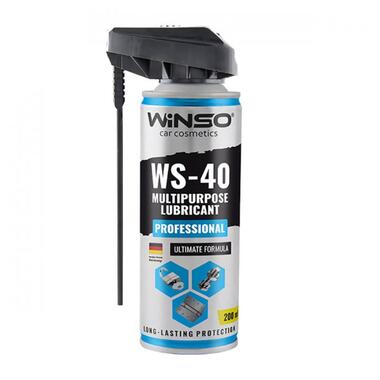 Змазка багатофункціональна Winso WS-40 Professional Multipurpose Lubricant, 200мл (830200) фото №1