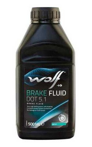 Тормозна рідина Wolf Brake Fluid DOT 5.1 0.5л (8308208) фото №1
