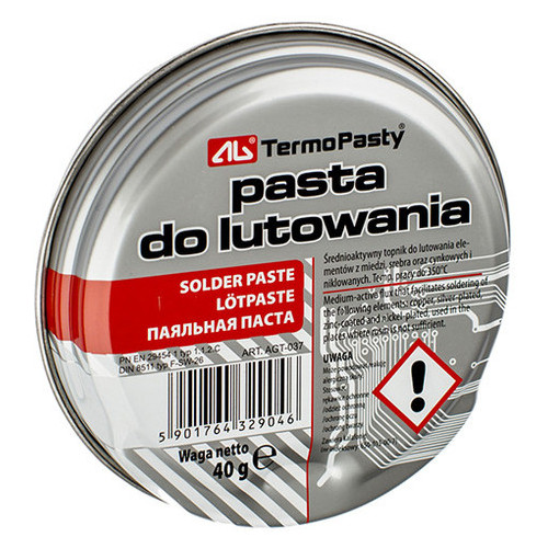 Флюс-паста для пайки AG TermoPasty Pasta do lutowania 40 грамм AG ...