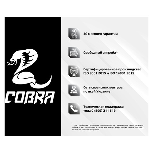 Персональний комп'ютер Cobra Advanced (A12.8.H1S1.15T.1538) фото №7