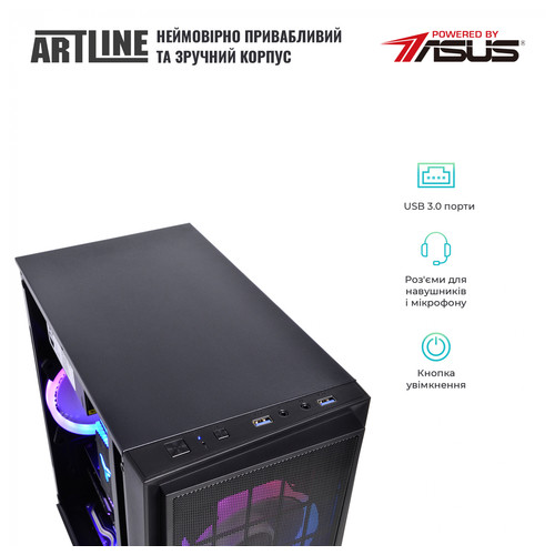 Персональний комп'ютер Artline Gaming X34 (X34v18Win) фото №5