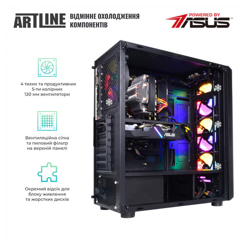Персональний комп'ютер Artline Gaming X36 (X36v26) фото №4