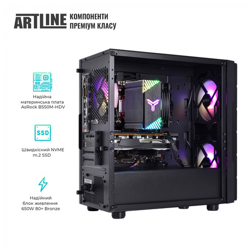 Персональний комп'ютер Artline Gaming X64 (X64v16Win) фото №9