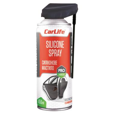 Силиконовое масло CarLife Silicone Spray Professional 450ml 24шт/уп (CF455) фото №1