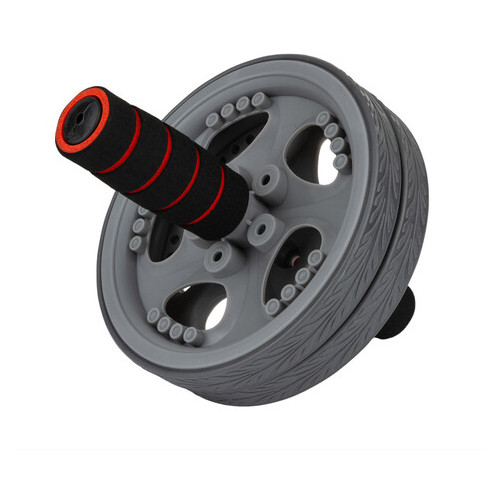 Колесо для преса Power System Dual-Core Ab Wheel PS-4042, Серый/Черный фото №2
