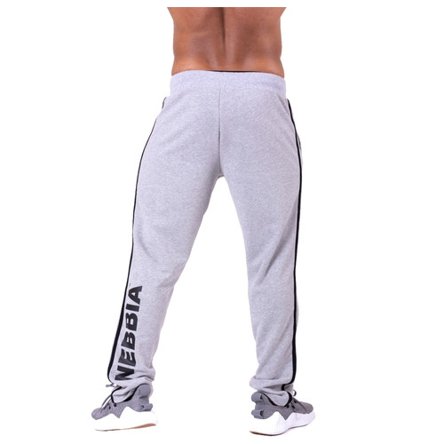Чоловічі спортивні штани Nebbia Side Stripe Retro Joggers 154 - розмір M/сірий (NEB1540230) фото №3