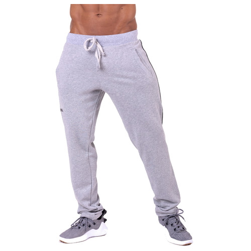Чоловічі спортивні штани Nebbia Side Stripe Retro Joggers 154 - розмір M/сірий (NEB1540230) фото №1