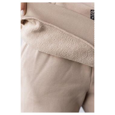 Утеплені прямі штани зі швами навиворіт TotalFit E9 XS Бежевий (06399645) фото №5