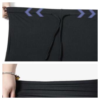 Широкі штани жіночі в рубчик XL-2XL Аceko чорний фото №5